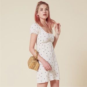 Reformation Tinley Floral Babydoll Dress Size 4